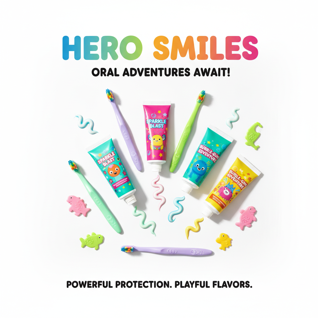 Kids Oral Care Collection Banner